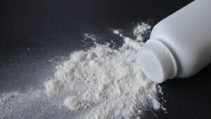 contaminated talc