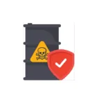 Concept of environmental and toxic tort Insurance coverage, colorful icon design on risk management and financial protection