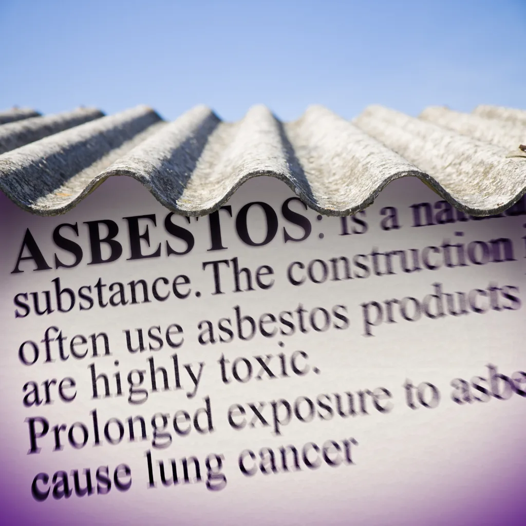What are the first signs of asbestosis