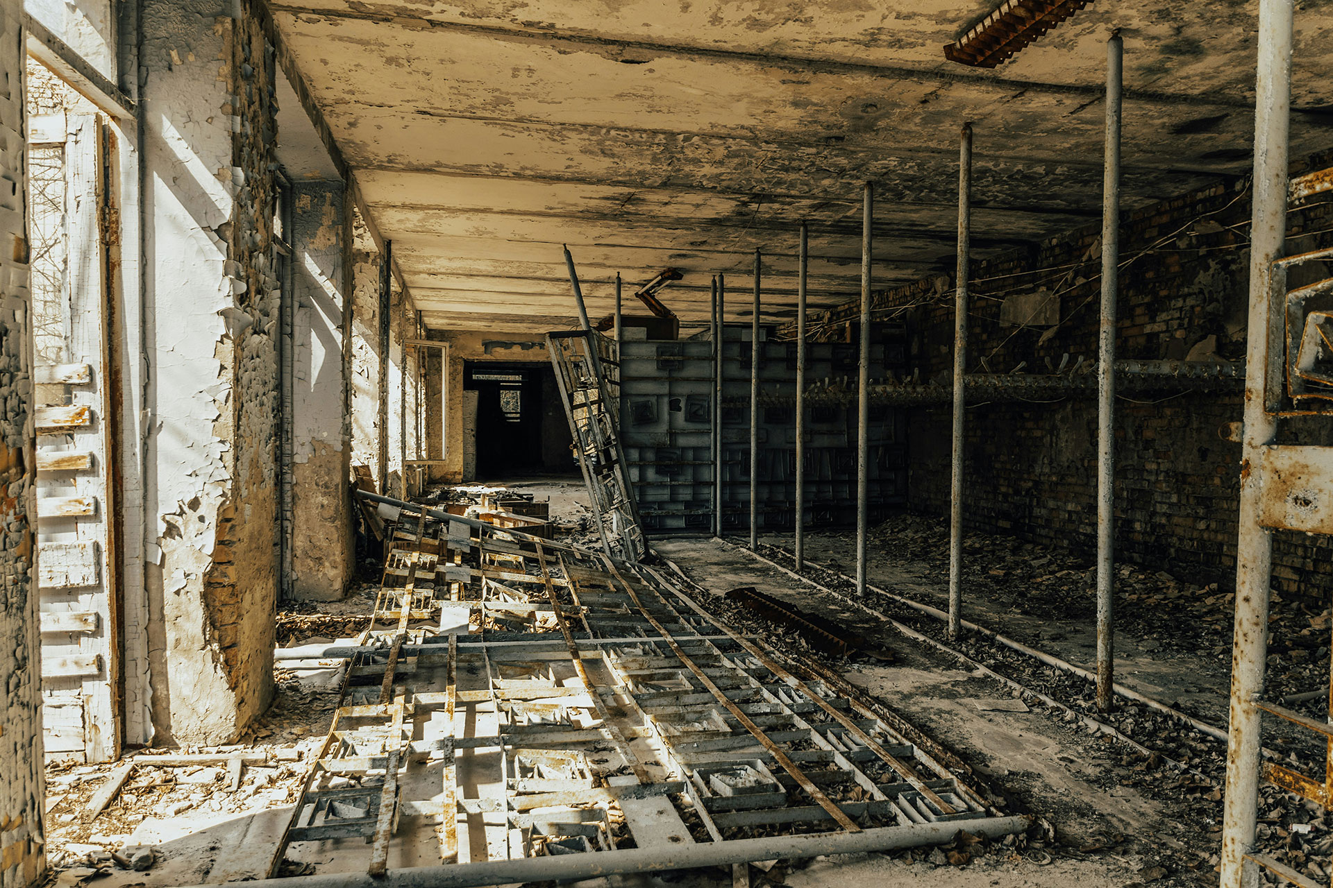 demolished construction